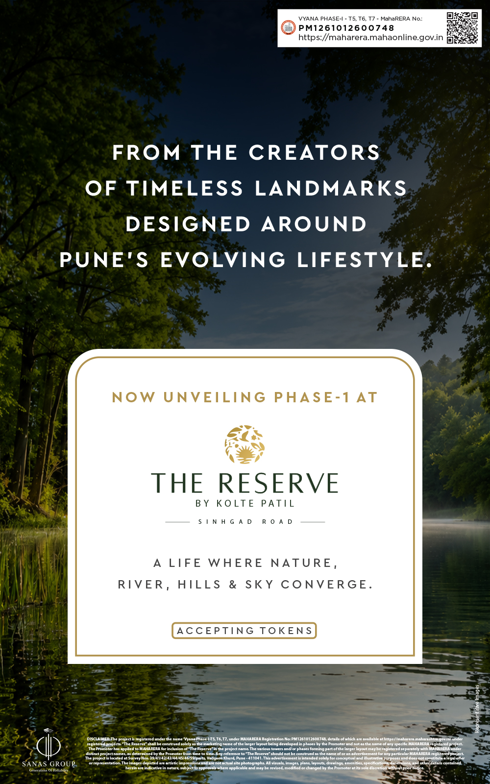 The Reserve by Kolte Patil — Sinhgad Road, Pune — facade view